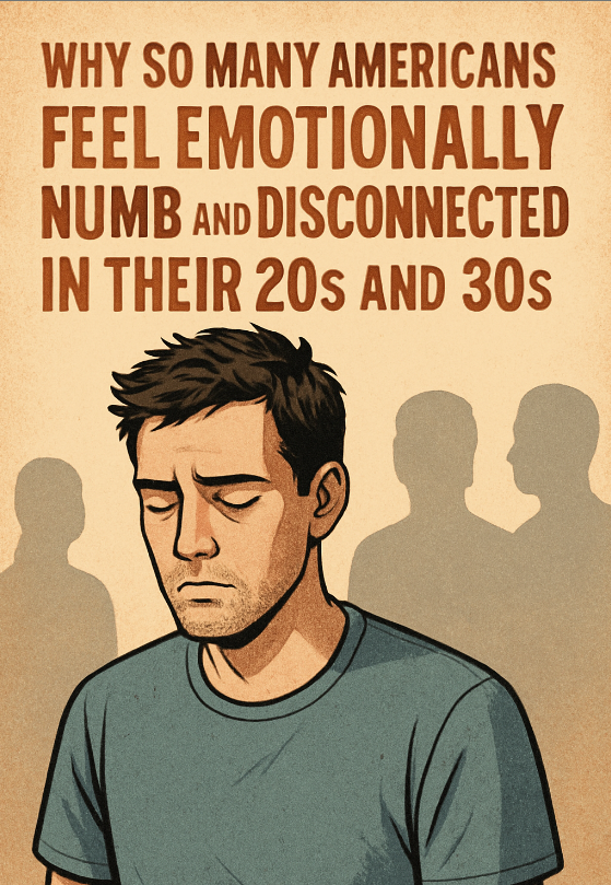 Why So Many Americans Feel Emotionally Numb and Disconnected in Their 20s and 30s